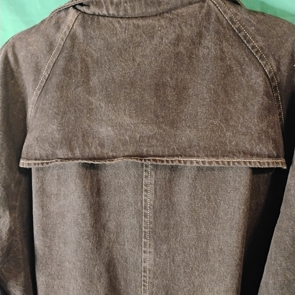 Crossing Pointe Denim Trench Coat - Picture 6 of 12